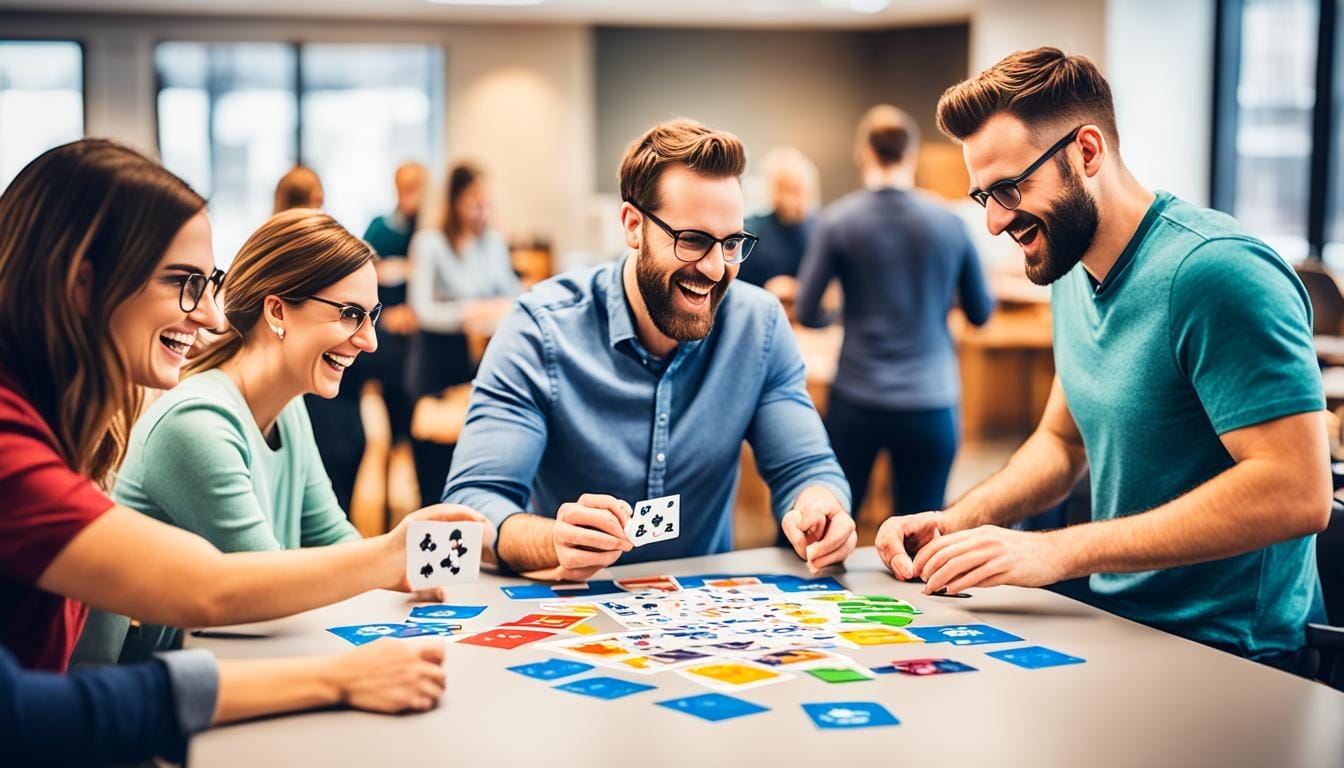 Engaging focus game for workplace relationship building