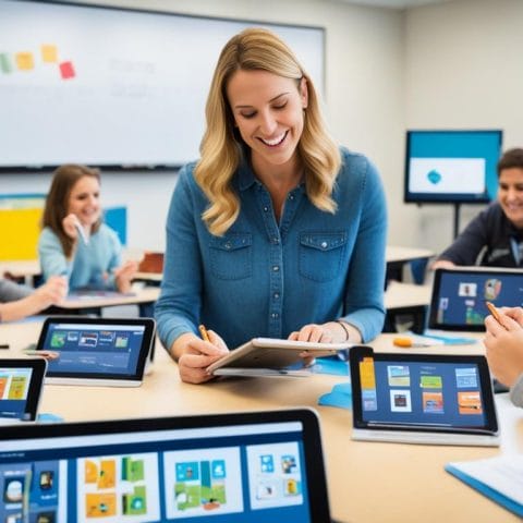 Blended learning implementation examples from schools/universities