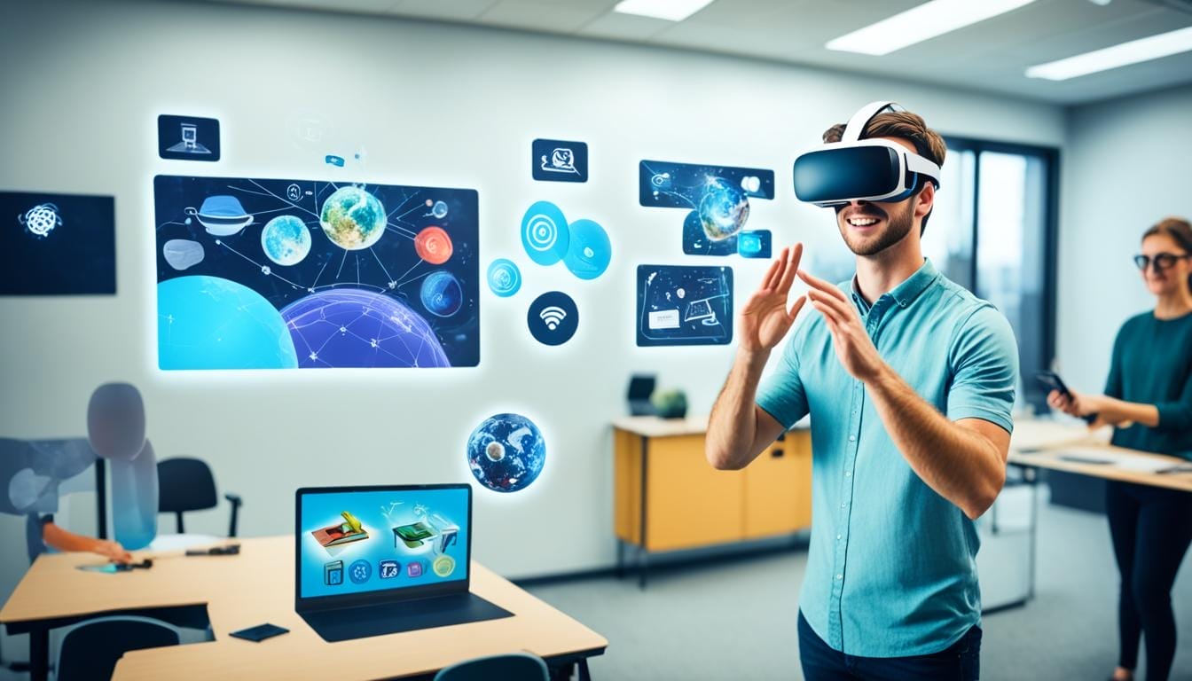 Virtual and augmented reality in blended learning