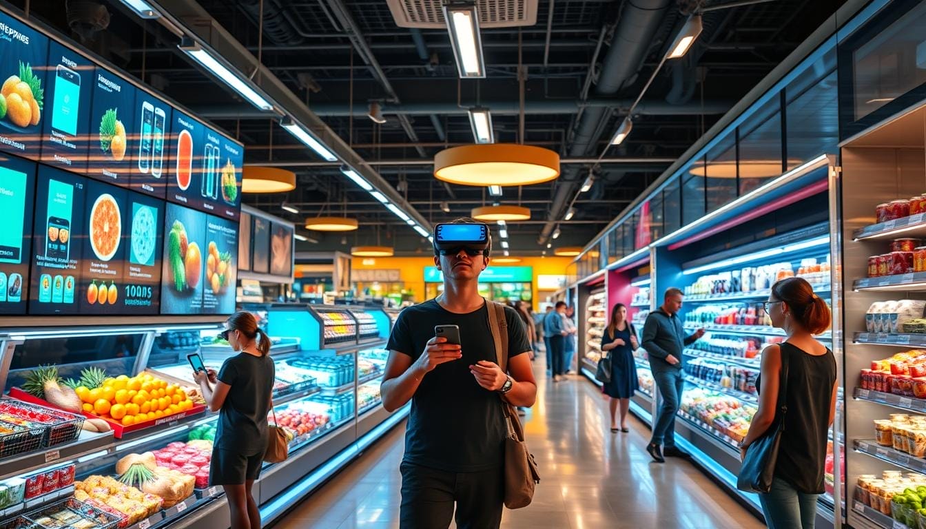 Grocery apps in immersive learning