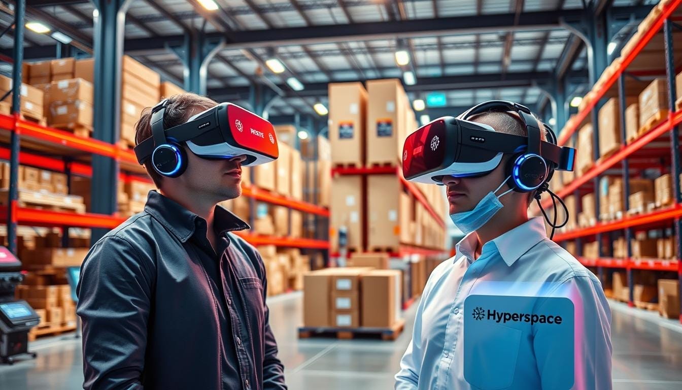 Warehouse training using VR