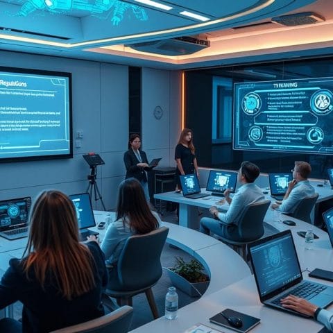 AI-enhanced compliance training in regulated industries