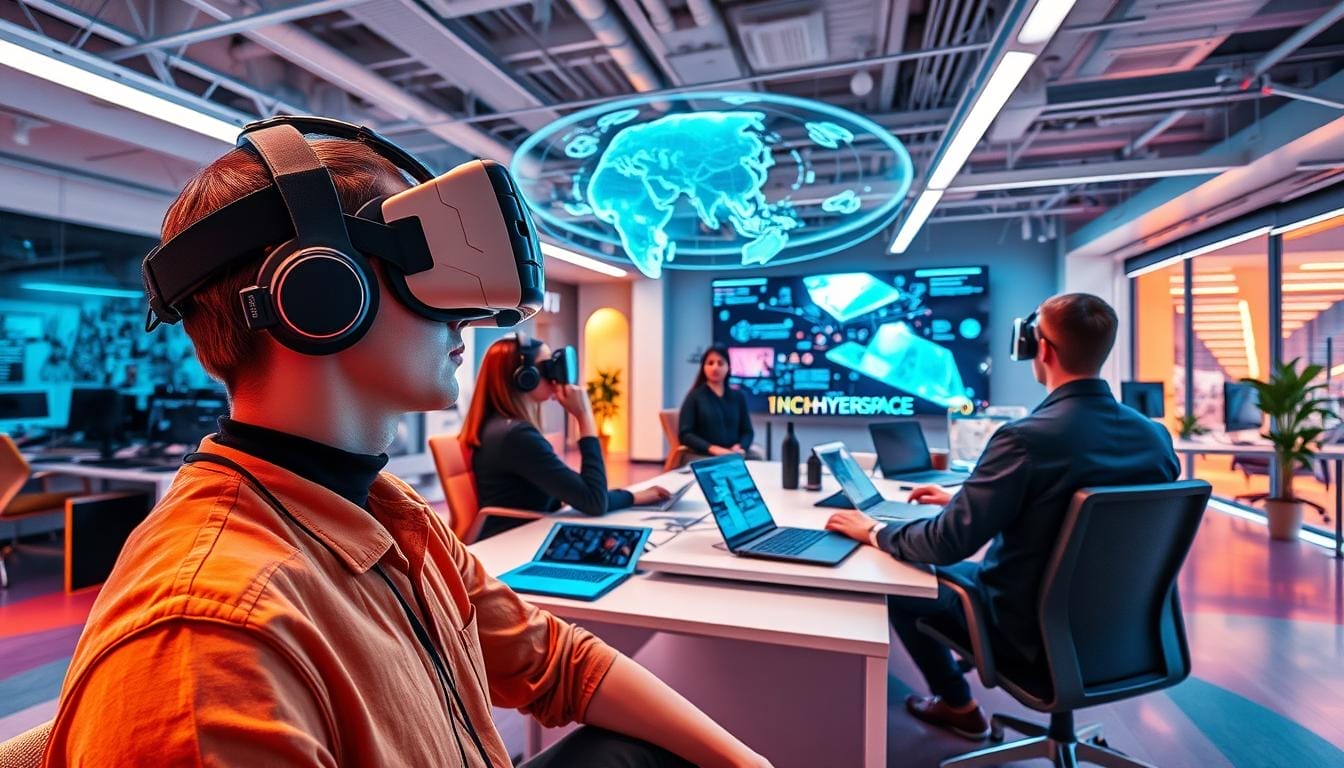 AI-powered virtual reality workshops for professional development