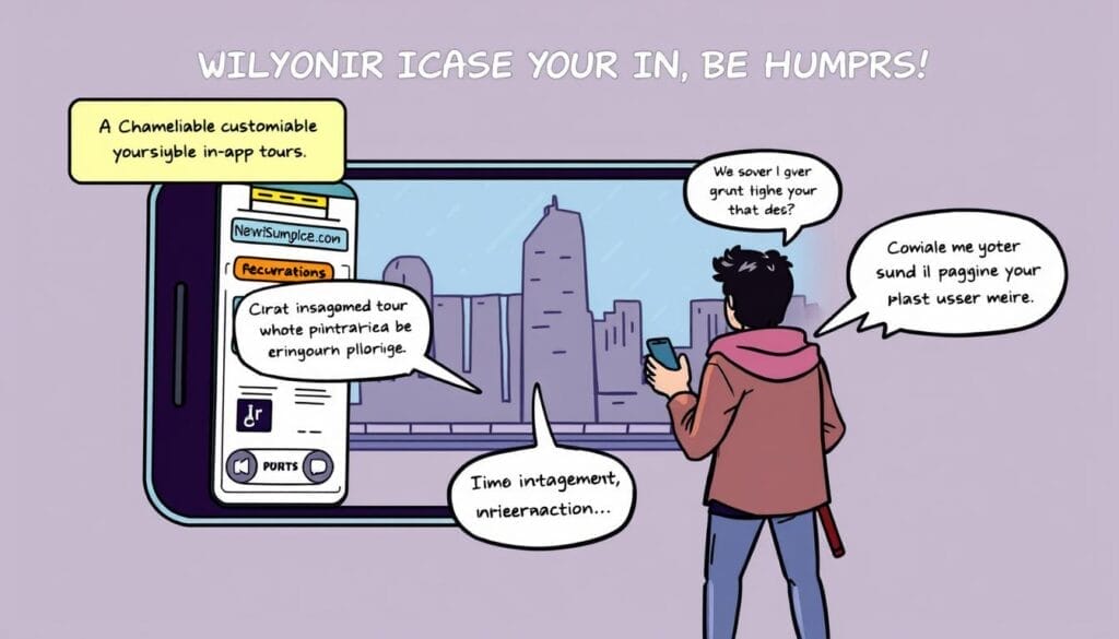 An image illustrating Chameleon's customizable in-app tours