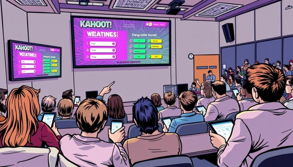 Image of a Kahoot! game in progress