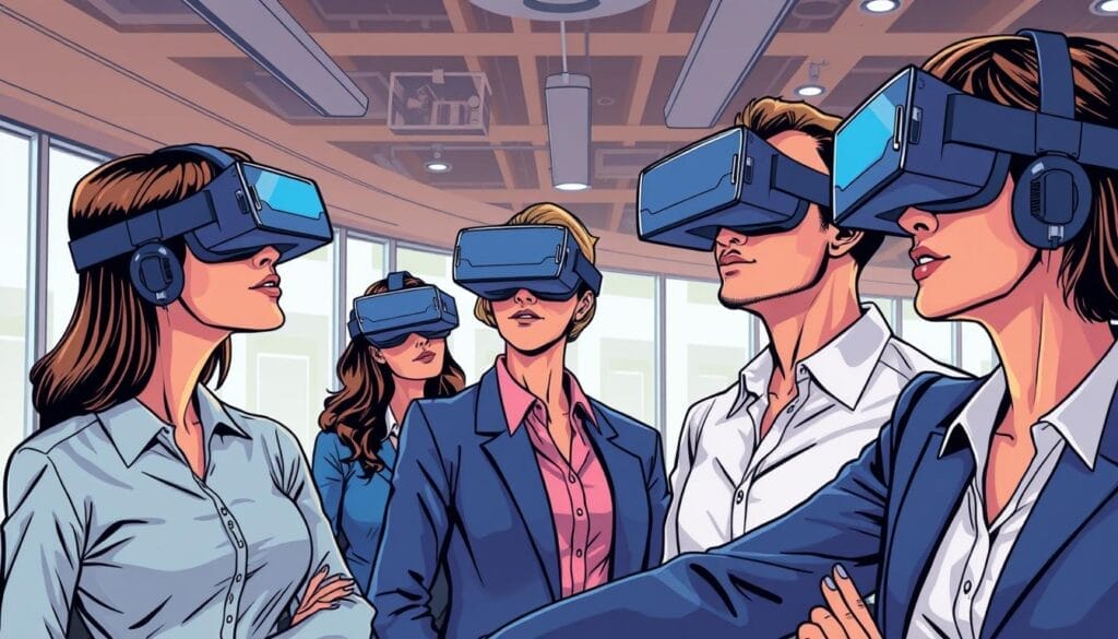 Image of a company implementing VR compliance training