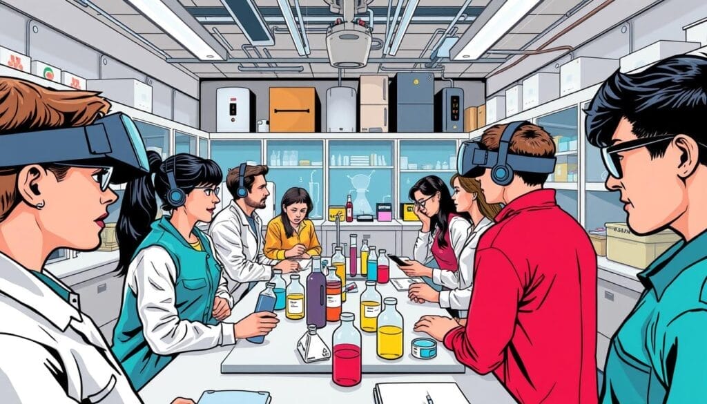 VR chemical safety training image