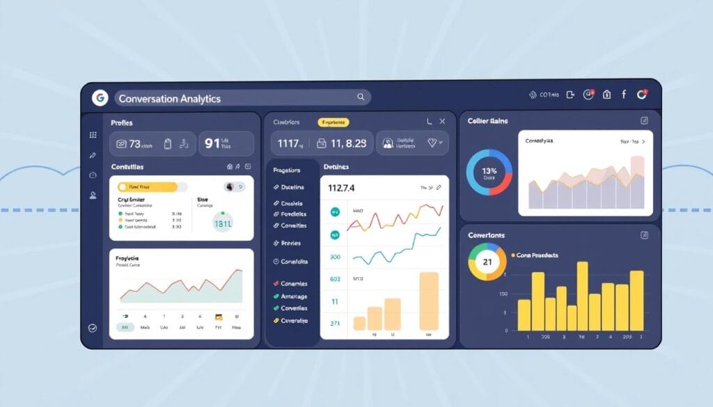 Generate an image of Gong's user interface showing conversation analytics