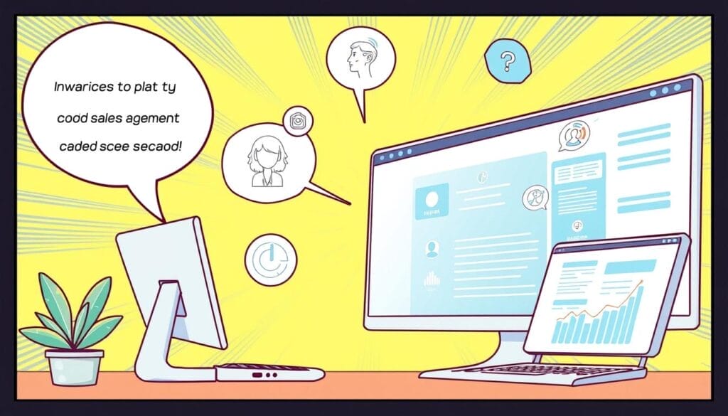 Generate an image of Outreach's AI-powered sales engagement platform