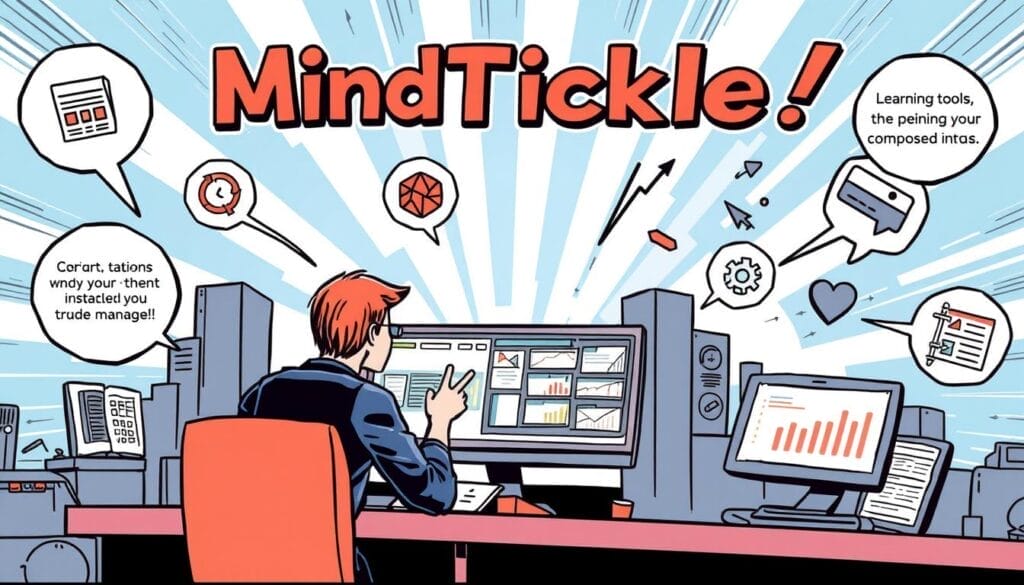 Generate an image representing MindTickle's features