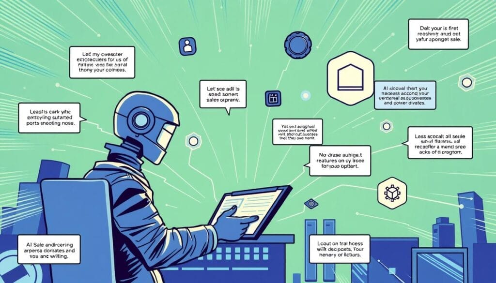Generate an image representing Unify's AI-powered sales automation features.
