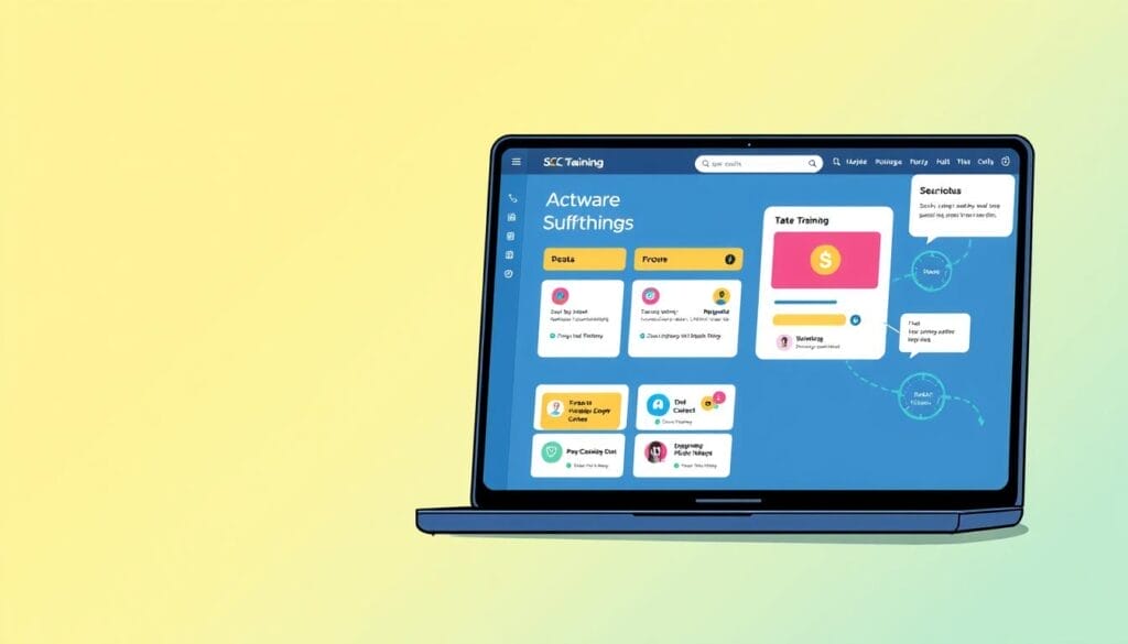 Image of SC Training platform interface
