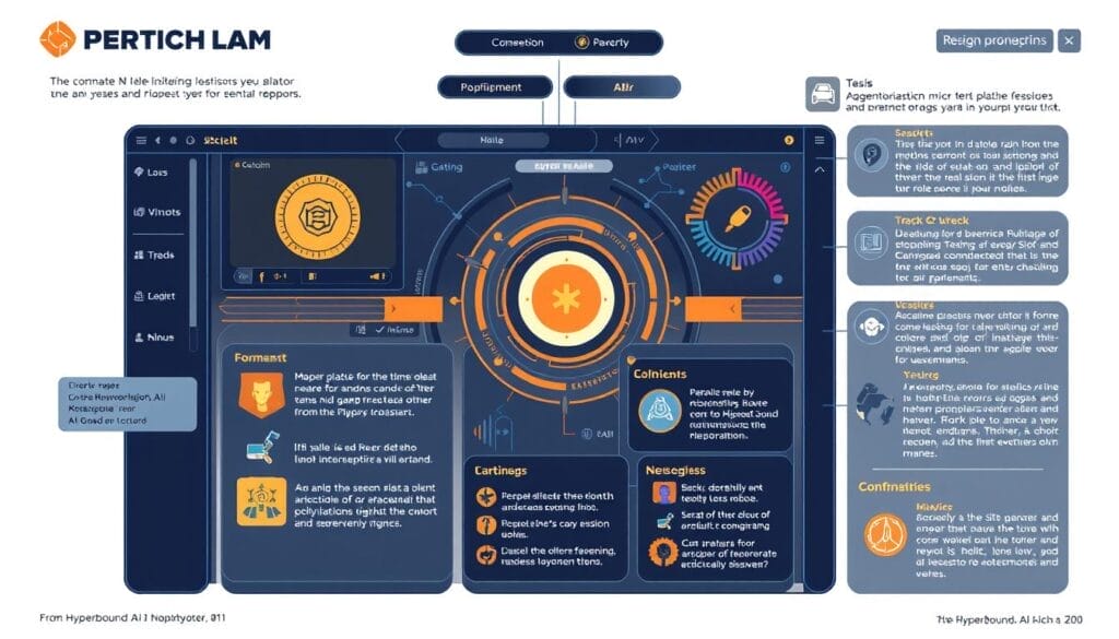 Infographic: Hyperbound AI role-playing tool interface