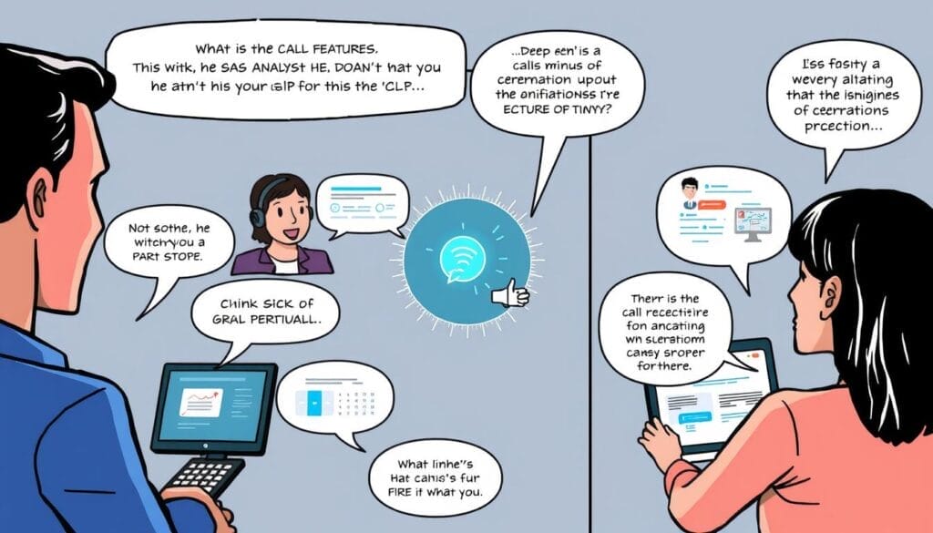  some Image demonstrating Einstein Conversation Insights' call analysis features