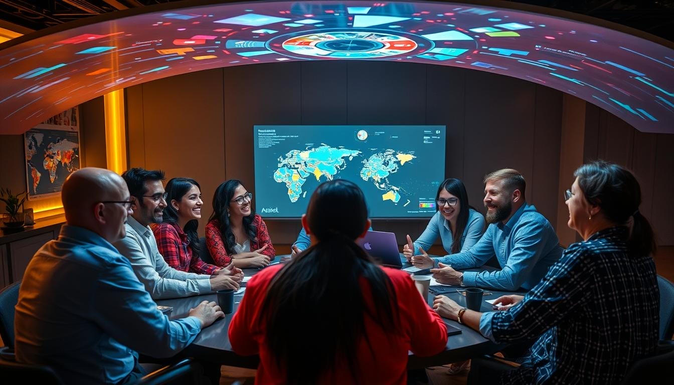 AI global team communication training