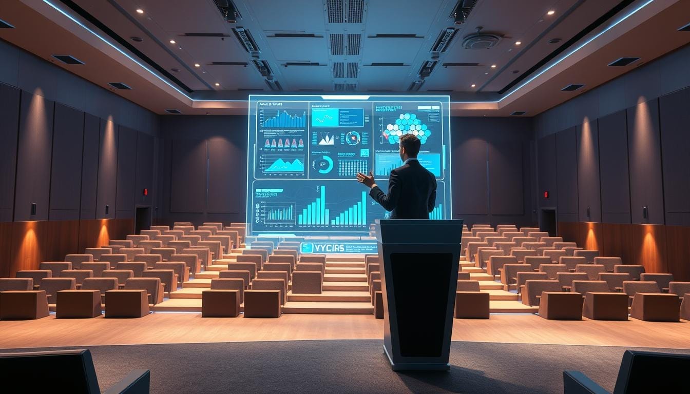 AI virtual presentation training